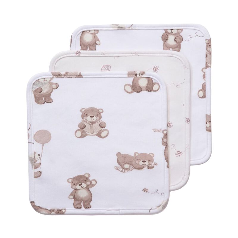 Living Textiles 3-Pack Wash Cloths image number 0